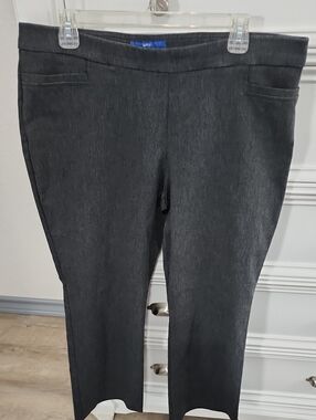 Apt. 9 Charcoal Straight Leg Dress Pants